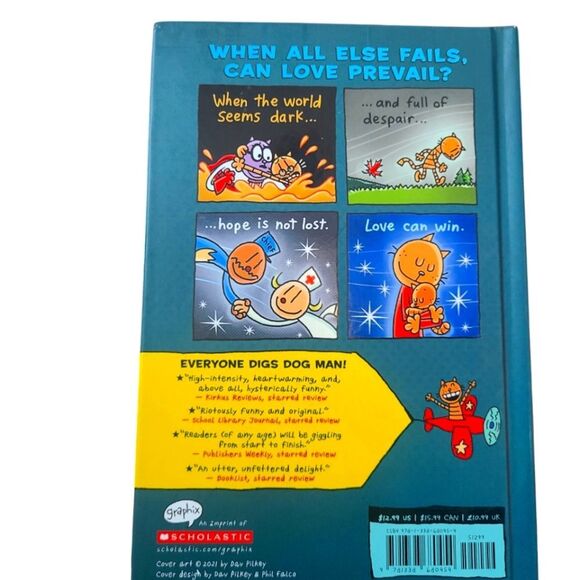 3/$20 DOGMAN‎ MOTHERING HEIGHTS by Dav Pilkey Hardbound NWT - Picture 4 of 6